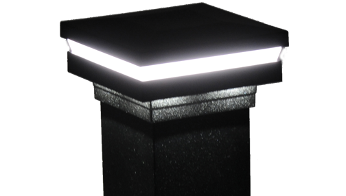 4" Ornamental Combo Post Cap - Low Voltage