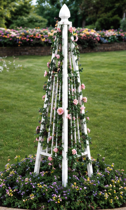 Obelisk Trellis – 80" H x 20.5"