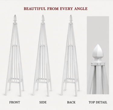Obelisk Trellis – 80" H x 20.5"